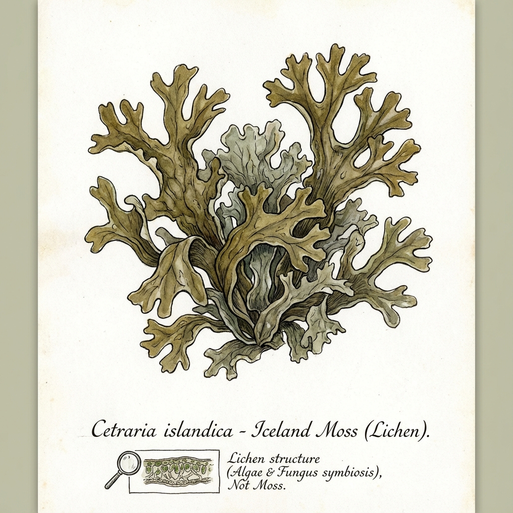 Isländisch Moos - Cetraria islandica