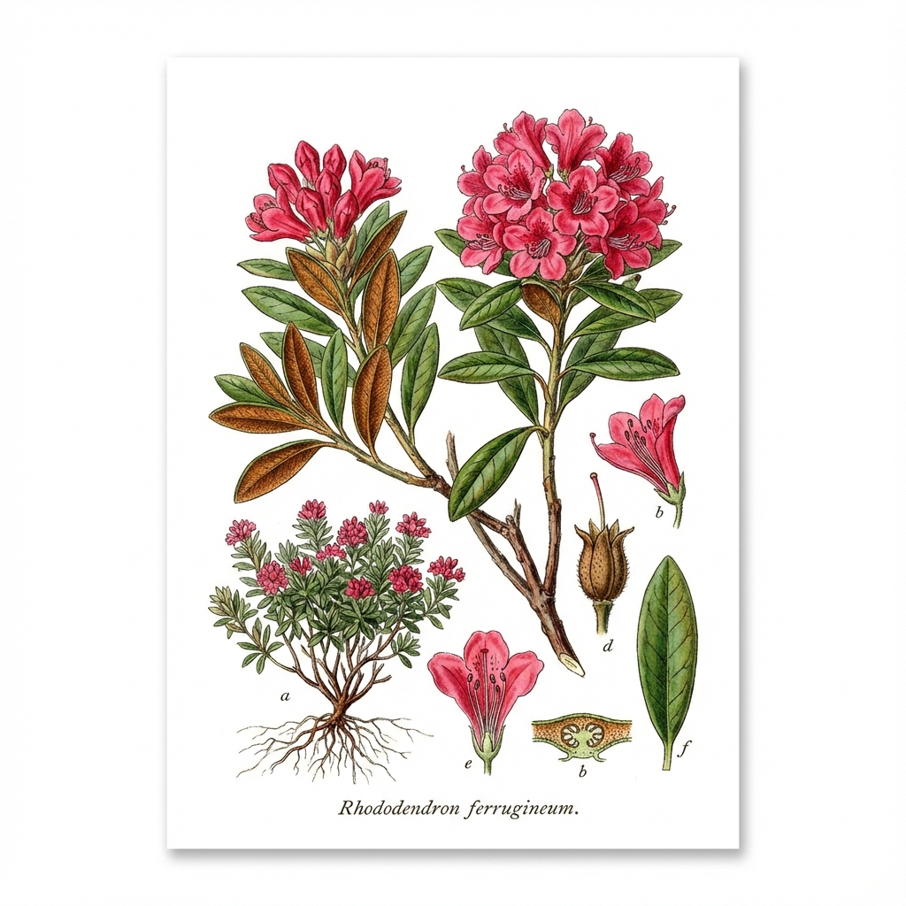 Alpenrose - Rhododendron ferrugineum