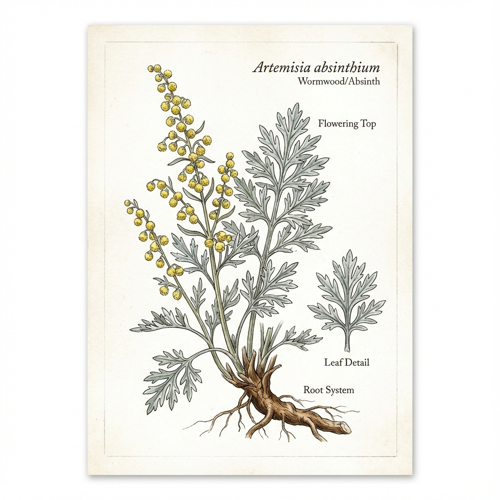 Wermut - Artemisia absinthium