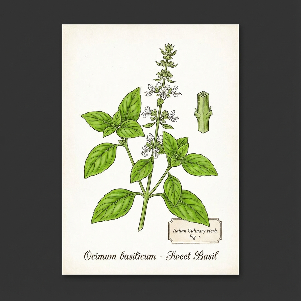 Basilikum - Ocimum basilicum