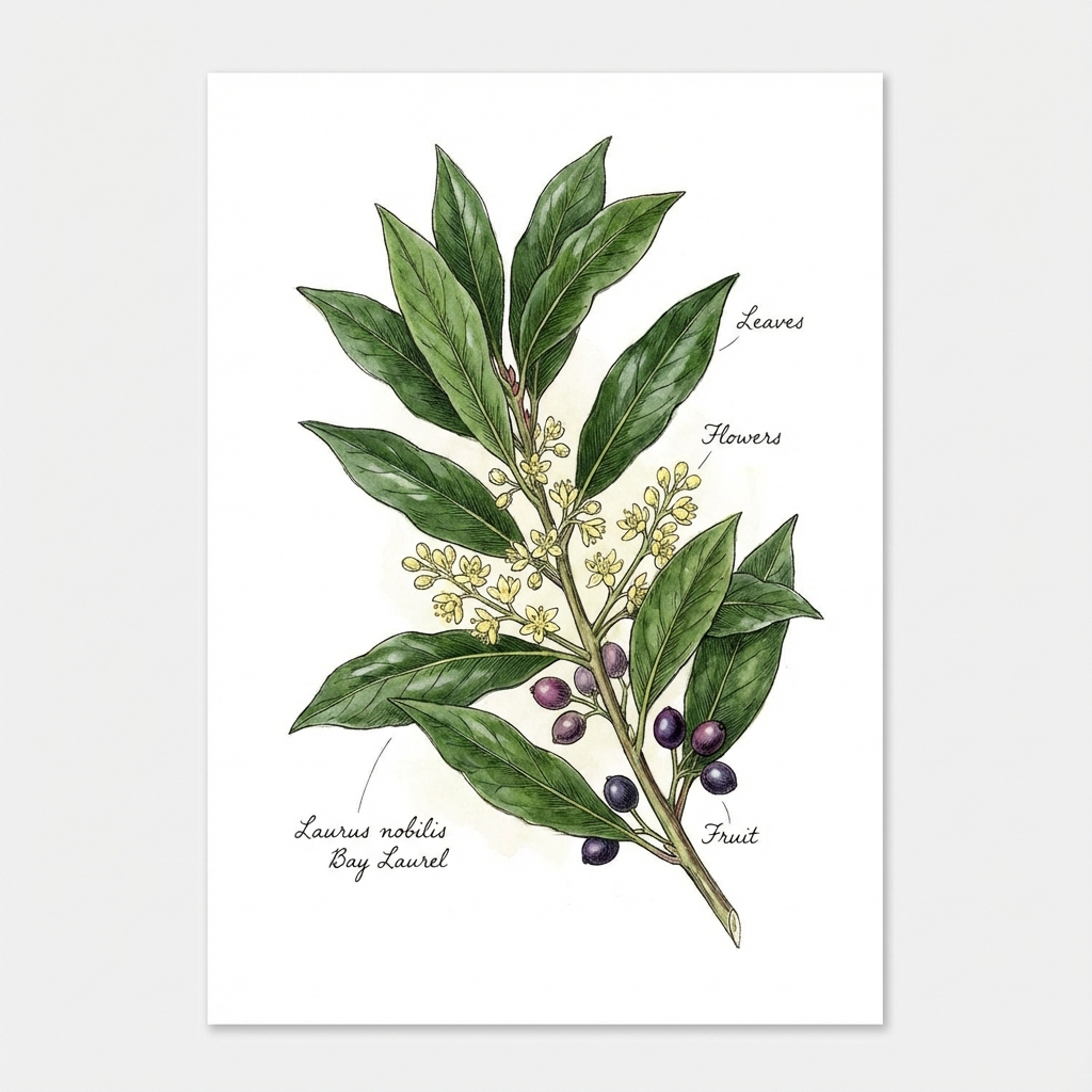 Lorbeer - Laurus nobilis