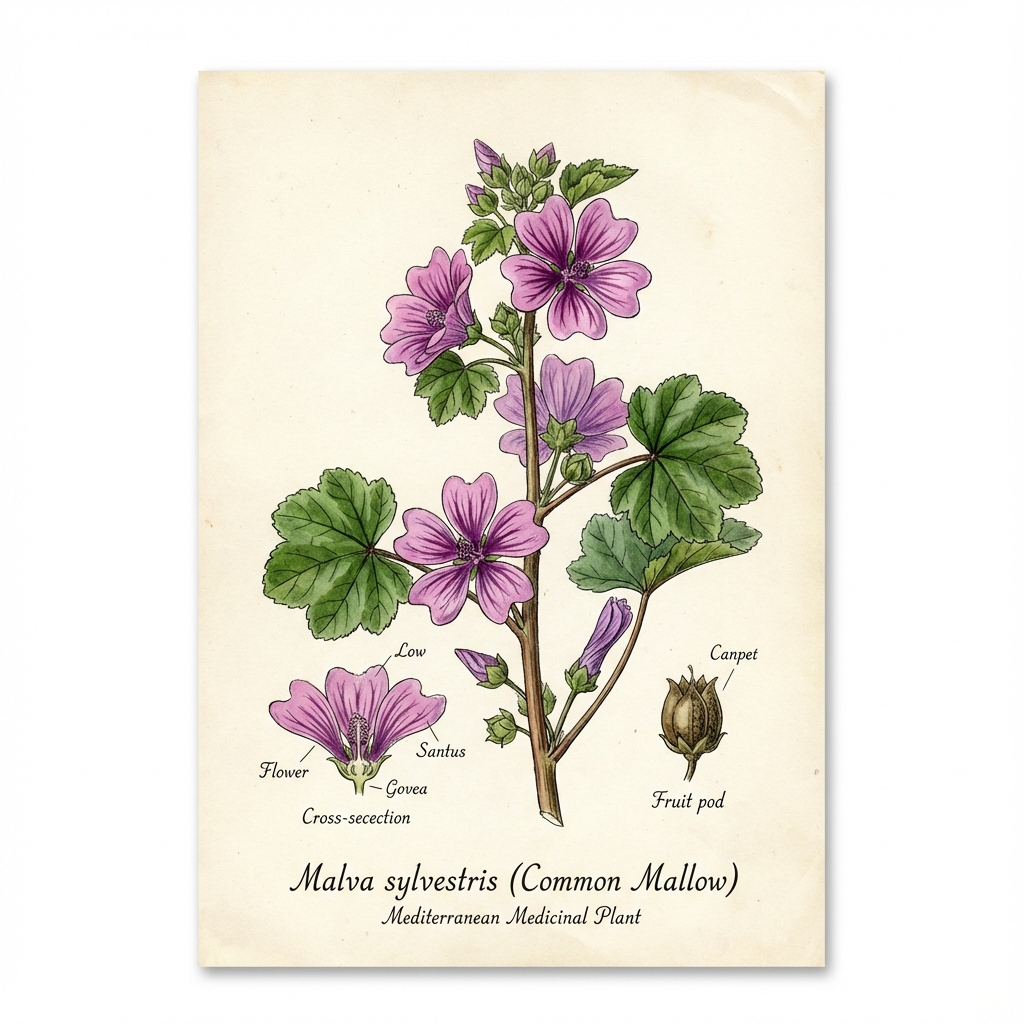 Malve - Malva sylvestris