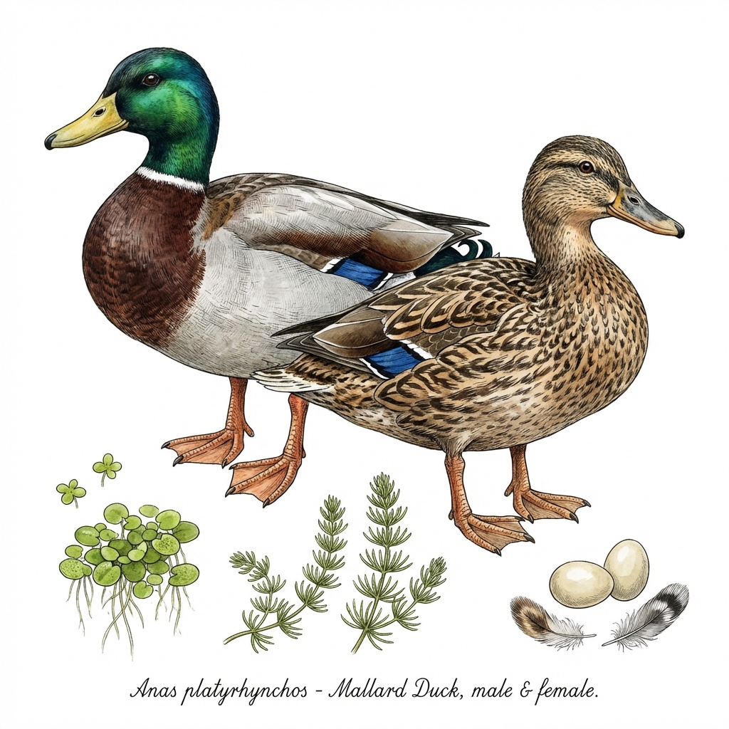 Wildente Illustration